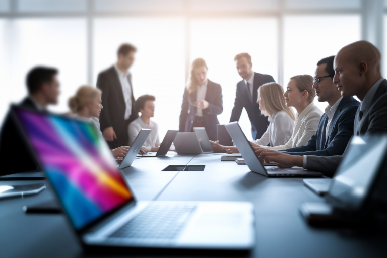 bureau-moderne-equipe-diverse-ecran-numerique