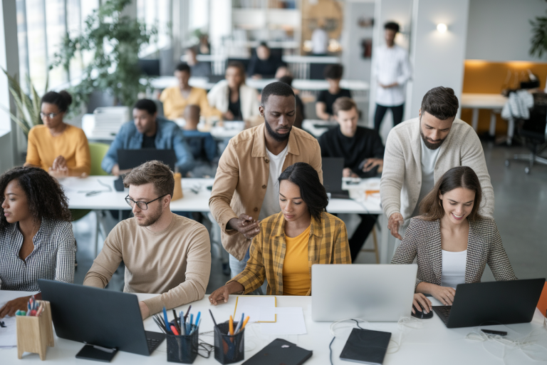 groupe-divers-open-space-ordinateurs