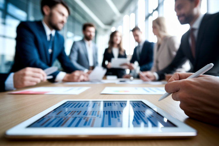 tablette-graphiques-bureau-collegues