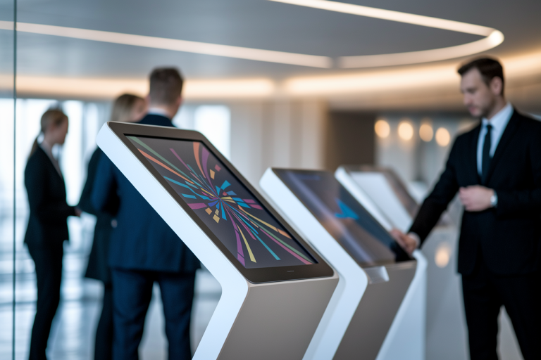 kiosque-interactif-ecran-couleurs-lobby