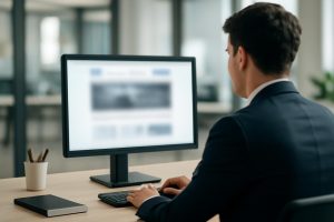 bureau-moderne-personne-ecran-ordinateur