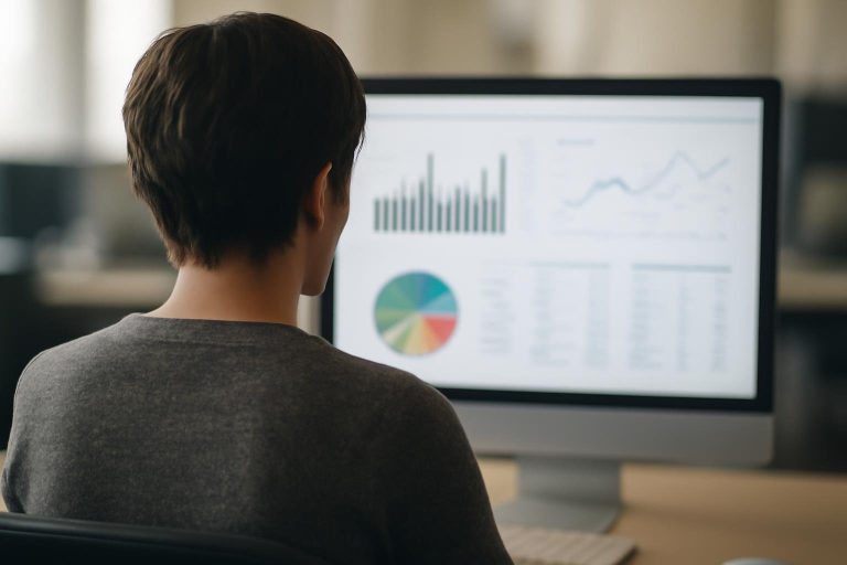 personne-dos-ecran-graphique-analyse