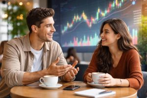 couple-cafe-graphique-financier