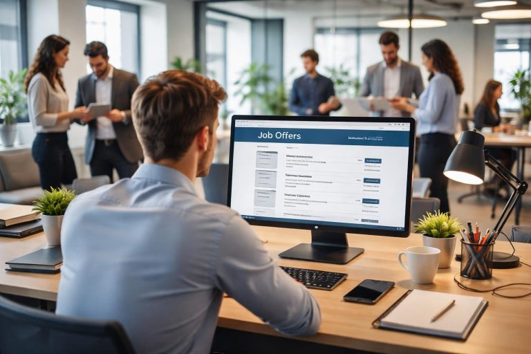 bureau-moderne-jeune-homme-ordinateur