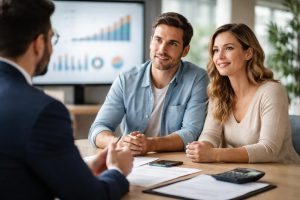 conseiller-couple-bureau-moderne-graphique
