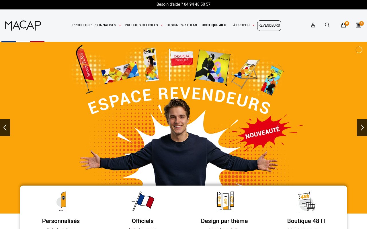 Apercu du site Macap Flag