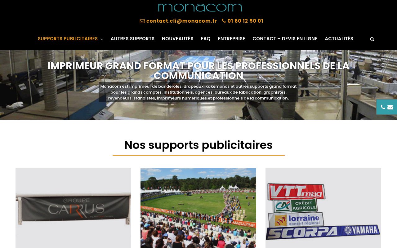 Apercu du site Monacom